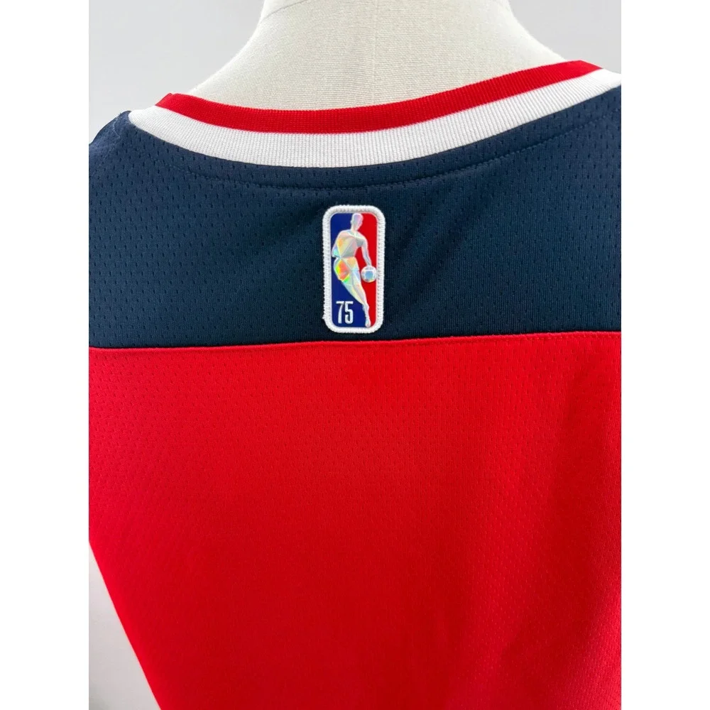 Nike Washington Wizards NBA Dri Fit Swingman Icon Jersey Mens Red White Blue Med
